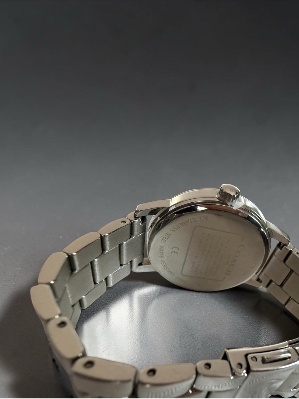COACH WOMEN’S GRAND SILVER/PINK WATCH-EUC! - Picture 4 of 7